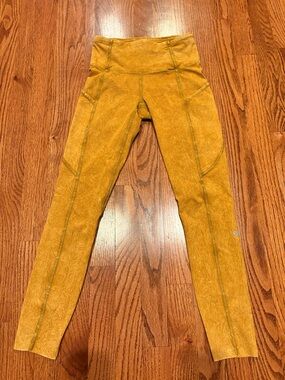 lululemon athletica High-Waist Leggings - Mustard